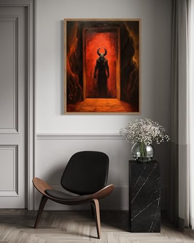 Satan and Hell Poster Art Print