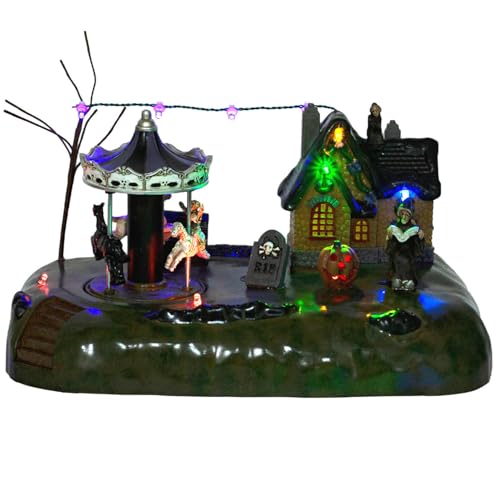 Animated Seesaw Halloween Village House