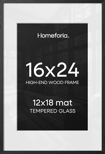 16x24 Black Oak Picture Frame