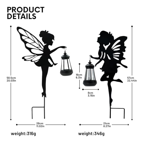 Solar Fairy Garden Decor Lights (2 Count)