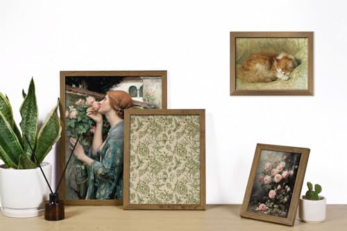 16 PCS Framed Vintage Wall Art Decor (16 Count)