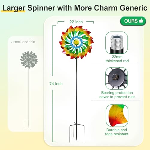 Wind Spinner Metal Large Wind Spinners Outdoor