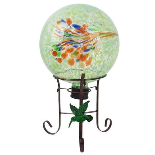 10" Diameter Garden Gazing Balls with Metal Stand