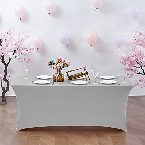 6FT Stretch Spandex Fitted Tablecloth