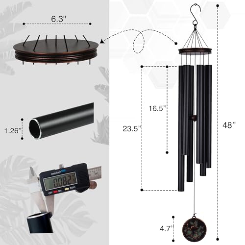 Large Wind Chimes for Outside Deep Tone