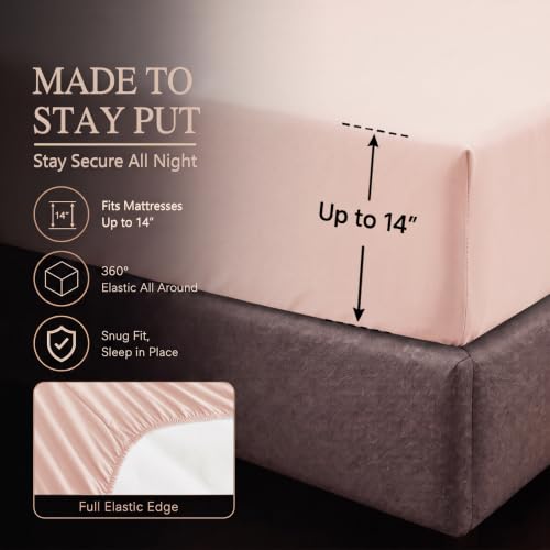 Twin Comforter Set Peach Pink
