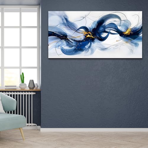 Canvas Wall Art For Living Room Wall Decor For Bedroom Office Wall Decoration Abstract Ink Painting Artwork Room Aesthetic Home Decor 20x40 In