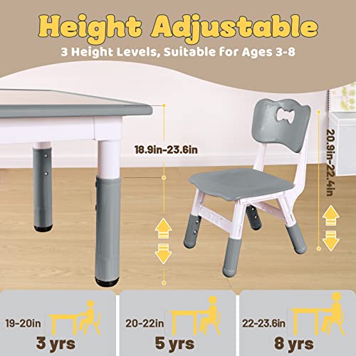 Kids Table and 4 Chairs Set