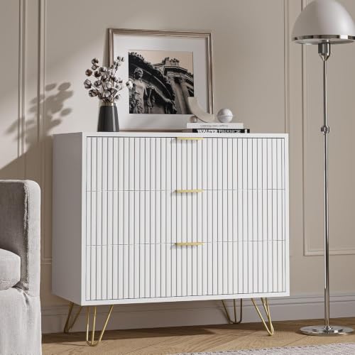 3 Drawer Nightstand Set of 2