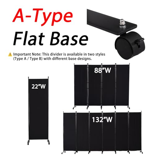88" W 4 Panel Room Divider