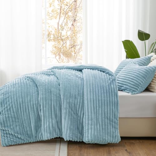 Fleece Oversized Queen Comforter Set