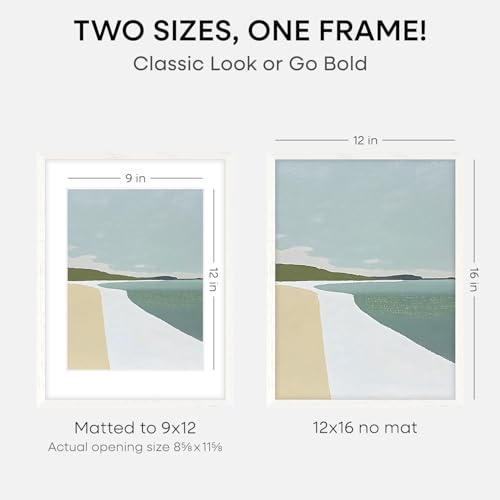 12x16 White Oak Picture Frame