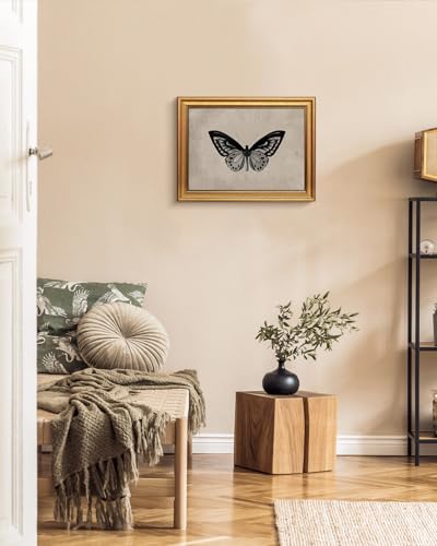 Vintage Gold Framed Wall Art for Halloween