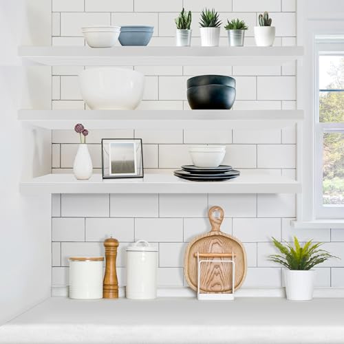 Floating Shelves for Wall Storage (3 Count)