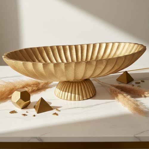 14.5" Large Decorative Long Bowl decor