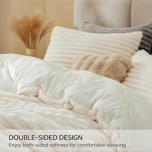 Fleece Oversized Queen Comforter Set