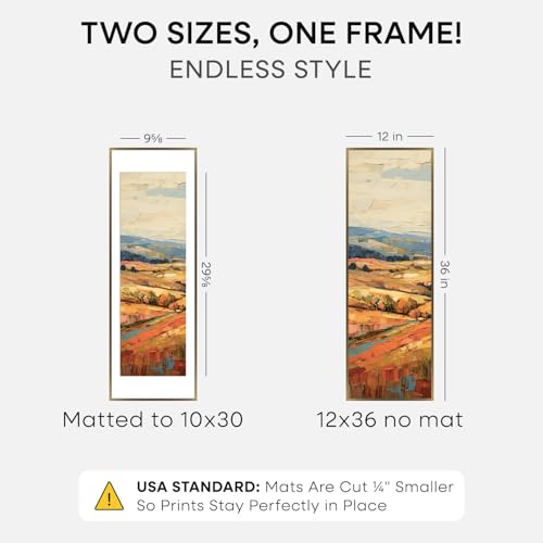 12x36 Bronze Picture Frame