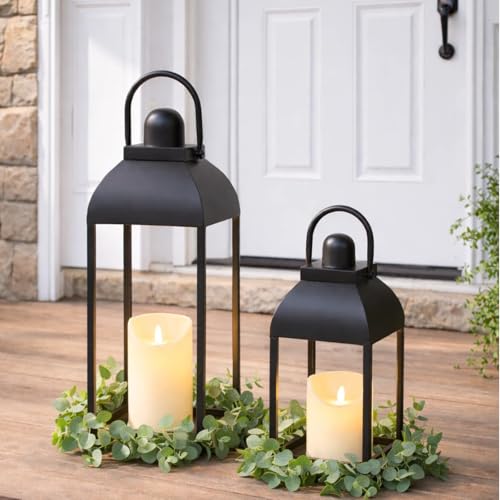 Lanterns Decorative Outdoor Indoor (2 Count)