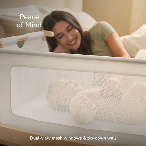 SnuzPod 5 Bedside Bassinet with Mattress