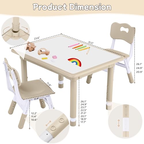 Toddler Table and Chair Set