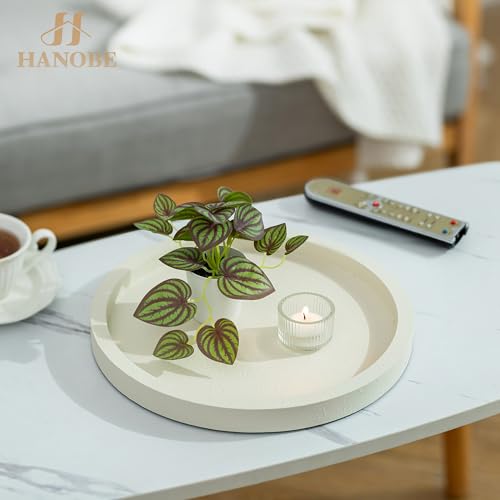 Round Decorative Trays for Modern Coffee Table Decor