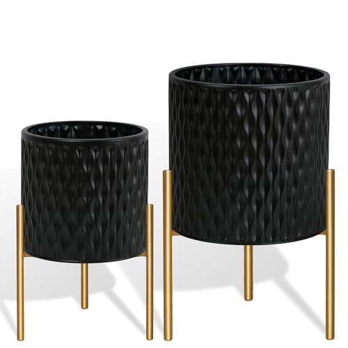 Plants Pots with Stand (2 Count)