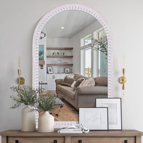 36x24 Inch Arched Mirror for Wall Decor