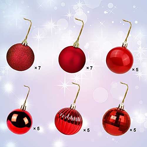 Christmas Ball Ornaments (34 Count)