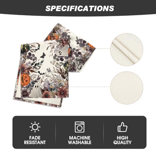 210 GSM Halloween Table Runner Home Party Decor 13x60 Inch