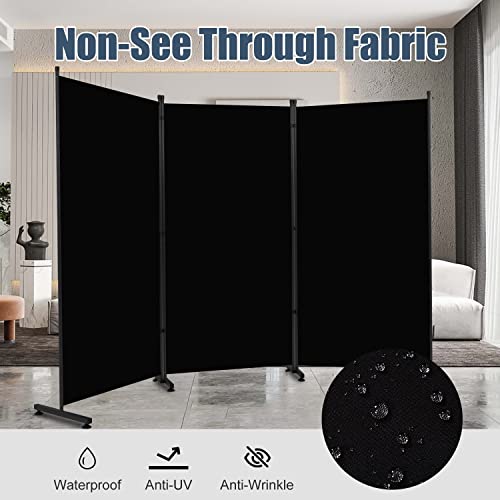 3 Panel Folding Room Divider