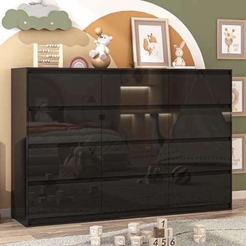 Black Malm Dresser for Bedroom