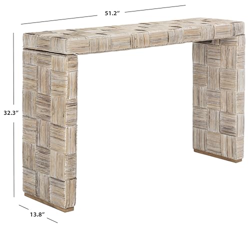 Furniture Wicker Console Table
