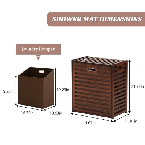 Tilt Out Laundry Hamper with Shelf