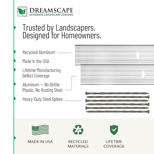 E Z Edge Aluminum Landscape 48' Edging Kit