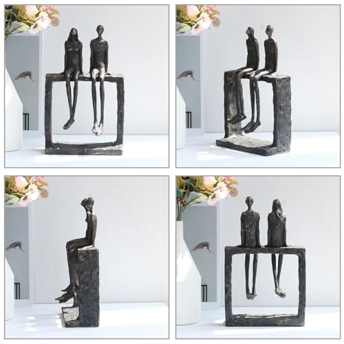 Abstract Couple Statue Minimalist Decor