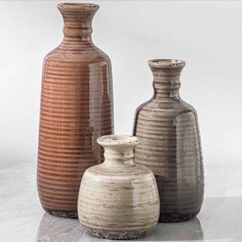 Ceramic Vases Set of 3 (3 Count)