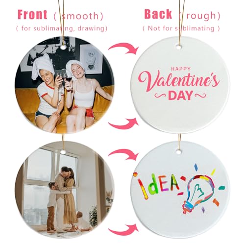 Sublimation Blanks Ornament Bulk 25pcs Personalized Christmas Ornaments Set