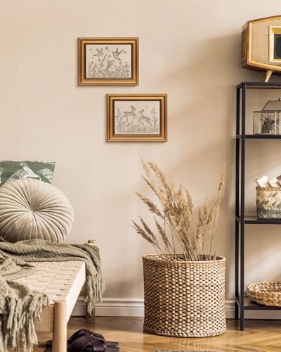 Vintage Gold Framed Wall Art for Living Room