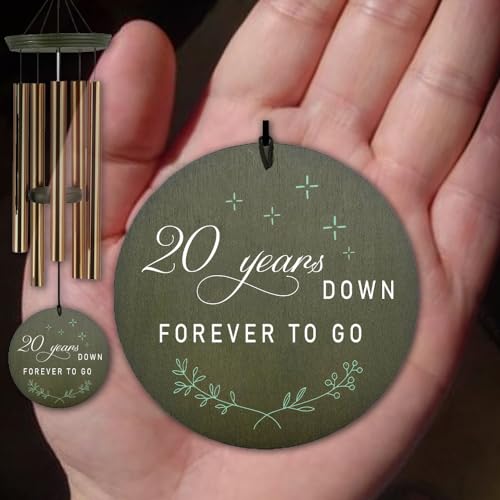 Personalized 20th 50th Anniversary Wind Chime