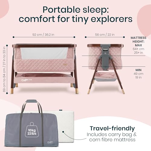 CoZee® Luxe Bedside Bassinet & Sleeper