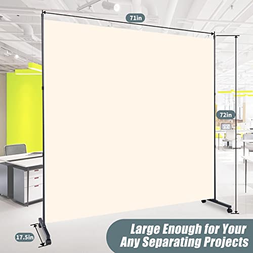 Room Divider 71'' Wide Partition Room Dividers