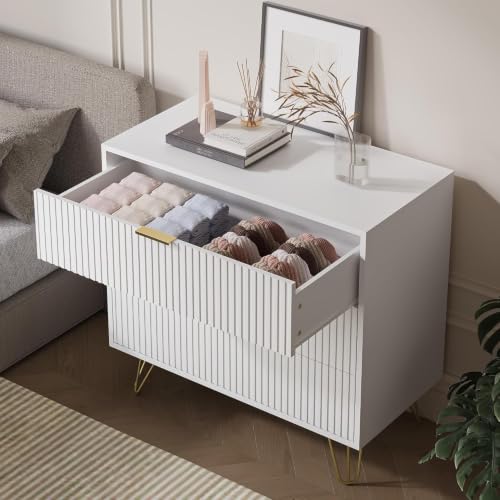 3 Drawer Nightstand Set of 2