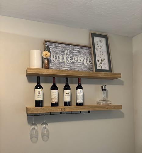 42 inch Wooden Floating Shelves for Wall