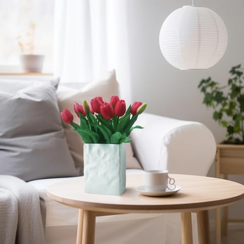 15pcs Artificial Tulips Flowers (15 Count)