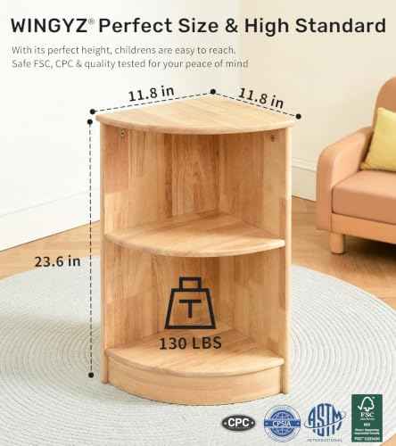 Rubber Wood Corner Cabinet