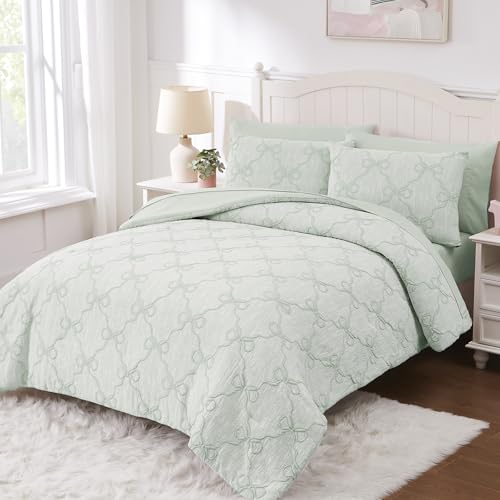 Queen Comforter Set with Sheets for Girls