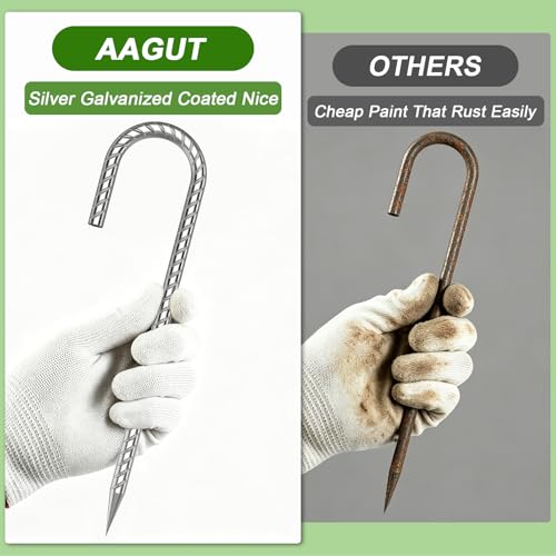 Rebar Stakes 12 Inch J Hook (80 Count)