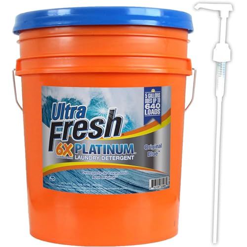 6X Platinum 5 Gallon Liquid Laundry Detergent (640 Fl Oz)