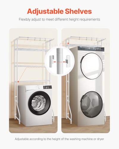 Over The Washer and Dryer Storage Shelf