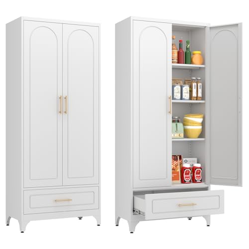 75" Metal Storage Cabinet